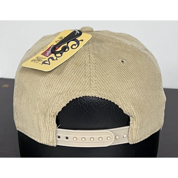 Coors Beer Khaki Corduroy Snapback Golden Colorado Banquet Trucker Hat Cap New - Picture 14 of 15